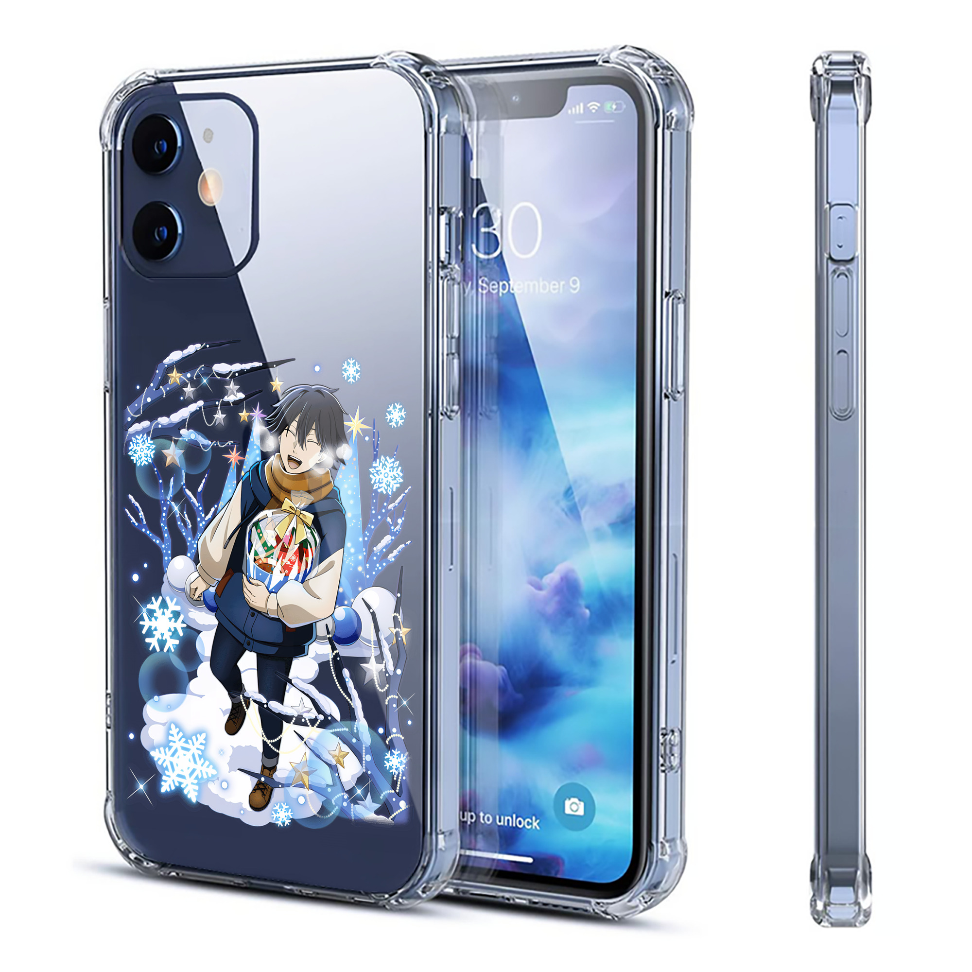 （画像用） 文豪ストレイドッグス Bungo Stray Dogs 【iPhone 12シリーズ対応】透明スマホケース（クリアソフトケース）